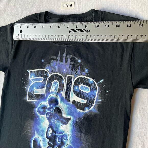 Disney Kid’s Girl’s Short Sleeve T-shirt size S, Black, Mickey Mouse - Picture 2 of 6